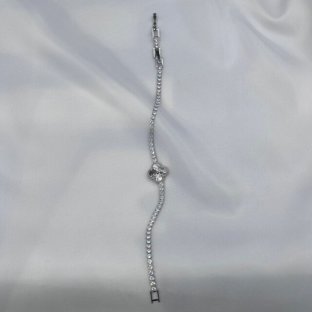 Zirkon Su Yolu Bileklik // 113 - Sılver