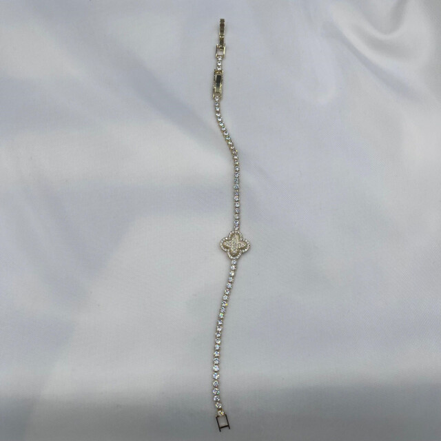 Zirkon Su Yolu Bileklik // 114 - Gold