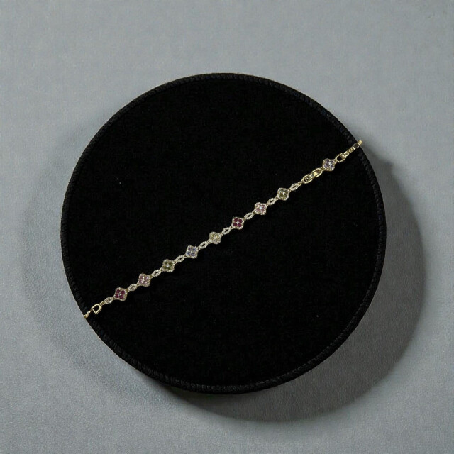 Vip Yonca Bileklik Gold // 244