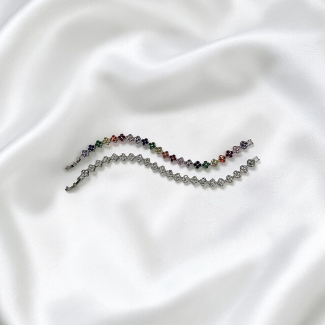 Vip Yonca Bileklik Silver // 238