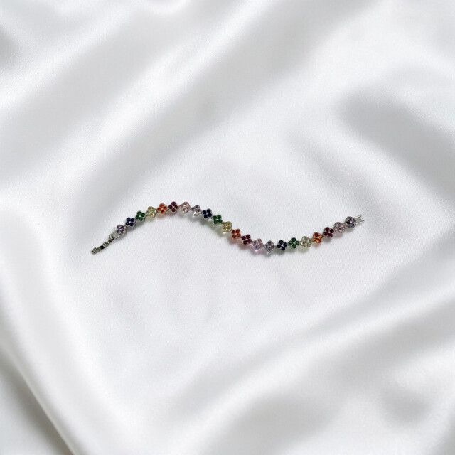 Vip Yonca Bileklik Silver // 238 - Mix