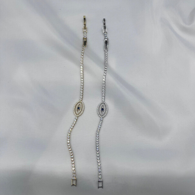 Zirkon Su Yolu Bileklik // 108