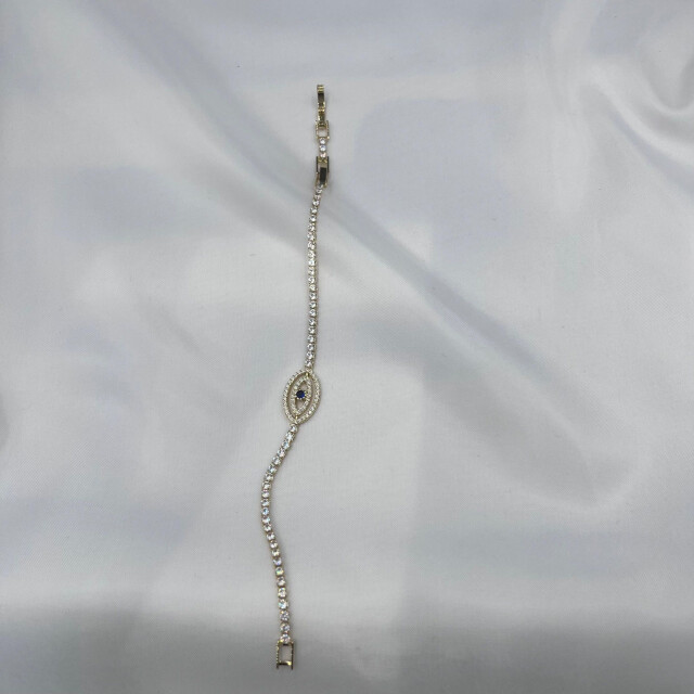 Zirkon Su Yolu Bileklik // 108 - Gold